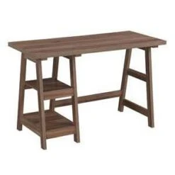 Designs2Go Trestle Desk With Shelves - Breighton Home 25 Designs2Go Trestle Desk With Shelves - Breighton Home -Bedroom Furniture Store GUEST 46edd10a fbd8 4d2f a81e 7a1e2df4d259