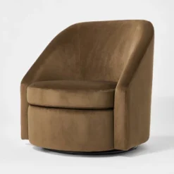 Slope Arm Swivel Chair Velvet - Threshold™ Designed With Studio McGee -Bedroom Furniture Store GUEST 47ae5e38 0ed9 45fc 91bd 246e072ac65c