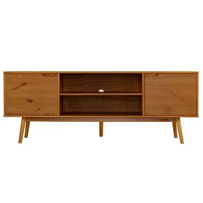 Solid Wood Mid-Century Modern TV Stand For TVs Up To 80" - Saracina Home 18 Solid Wood Mid-Century Modern TV Stand For TVs Up To 80" - Saracina Home - Image 16