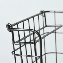 Stacking Wire Storage Basket Matte Black - Hearth & Hand™ With Magnolia 9 Stacking Wire Storage Basket Matte Black - Hearth & Hand™ With Magnolia -Bedroom Furniture Store GUEST 490b13b4 a77a 4c30 bd86 50ef587e1291