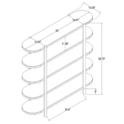 57" Portola Hills 5 Shelf Horizontal Bookcase - Threshold™ Designed With Studio McGee -Bedroom Furniture Store GUEST 4a1c7b50 180c 4afa a05b f287b4db2a71