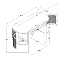 Portola Hills Caned Desk - Threshold™ Designed With Studio McGee -Bedroom Furniture Store GUEST 4a5fa6fc a507 4cf2 b059 0aaf11ed87ae