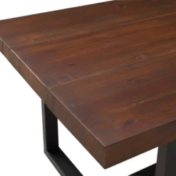 72" Modern Farmhouse Solid Wood Distressed Plank Top Dining Table - Saracina Home -Bedroom Furniture Store GUEST 4c7771cf 0134 4e60 af5f adf6bf8766c0