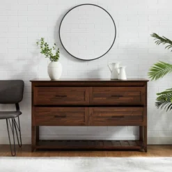 Transitional 4 Drawer Buffet - Saracina Home -Bedroom Furniture Store GUEST 4ca230fb 6483 42d0 a662 9517c9a1b929