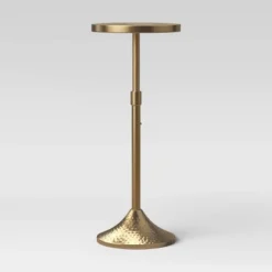 Lasker Patina Brass Drink Table Brass - Threshold™ -Bedroom Furniture Store GUEST 4ce6a8a2 ec0a 4ff8 a987 c943a4d32ee3
