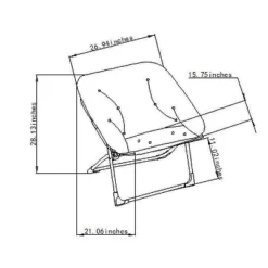 Folding Dish Kids’ Chair - Pillowfort™ -Bedroom Furniture Store GUEST 53cafdeb cd12 4604 8d7b b3a6678386a0