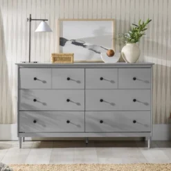 Stiva Classic Mid-Century Modern Horizontal 6 Drawer Dresser - Saracina Home 24 Stiva Classic Mid-Century Modern Horizontal 6 Drawer Dresser - Saracina Home -Bedroom Furniture Store GUEST 55a1bf06 cdad 4041 80a8 dbce1286add0