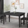 Benner Farmhouse Counter Height Wood Dining Table Black - Christopher Knight Home -Bedroom Furniture Store GUEST 5a1071f2 d4ff 42ce 8321 015245903632