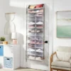 Over The Door 26 Shelf Mesh Shoe Organizer Light Gray - Brightroom™ -Bedroom Furniture Store GUEST 5ae00355 4d6d 4b36 a47e 85a00556303b