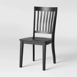 2pk Holden Slat Back Dining Chair Black - Threshold™ -Bedroom Furniture Store GUEST 5c33c1cf e8f4 40f2 8880 34c871685475