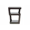 Clara Modern End Table With 3 Tieglass Shelves Black - Baxton Studio -Bedroom Furniture Store GUEST 5ccd8d76 00fb 440c 80e4 bb61e05d85d1