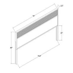 Wood & Cane Transitional Headboard - Hearth & Hand™ With Magnolia -Bedroom Furniture Store GUEST 5d33534e d312 4fba a31c c59b7e6b6265