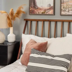 Boho Solid Wood Spindle Platform Bed - Saracina Home -Bedroom Furniture Store GUEST 5d564539 27f1 4dd4 a895 beb836e285be