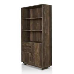 69.8" Tappan Bookcase With Cabinet Reclaimed Oak - HOMES: Inside + Out -Bedroom Furniture Store GUEST 6126529a 5085 49be aa77 9ed263a2e1ad