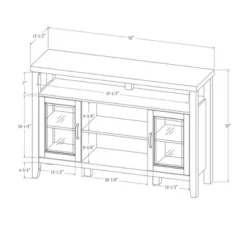 Rustic Transitional Double Door Highboy Buffet - Saracina Home -Bedroom Furniture Store GUEST 62de4580 55ca 47d9 bff2 e5aa9db925da