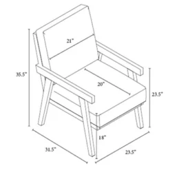 Grantsville Wood Frame Accent Chair With Grid Back - Threshold™ Designed With Studio McGee -Bedroom Furniture Store GUEST 63af688c c6d7 4926 8635 a7774e315ee8