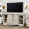 Modern Transitional Sliding Barndoor TV Stand For TVs Up To 65"- Saracina Home -Bedroom Furniture Store GUEST 66a6a422 9954 470f a633 9d08db5ee13b