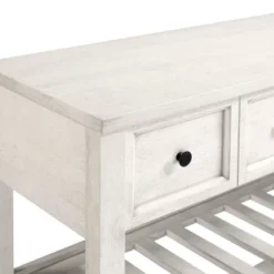 48" Farmhouse Solid Wood 2 Drawer Buffet White - Saracina Home 14 48" Farmhouse Solid Wood 2 Drawer Buffet White - Saracina Home -Bedroom Furniture Store GUEST 66c87ba3 841e 44b3 acb1 ac03e5dec0f1