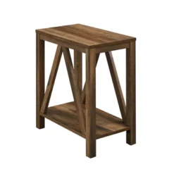 Taylen A Frame Farmhouse Open Storage Side Table - Saracina Home -Bedroom Furniture Store GUEST 66db052e a2e0 4050 96f6 499d622071f8