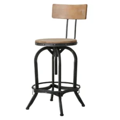 Stirling Adjustable Barstool - Christopher Knight Home -Bedroom Furniture Store GUEST 67011465 fb7e 4df9 bdab c2a73c5338c6