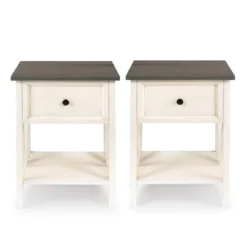 Set Of 2 Farmhouse Single Drawer V Frame Nightstands - Saracina Home 26 Set Of 2 Farmhouse Single Drawer V Frame Nightstands - Saracina Home -Bedroom Furniture Store GUEST 69c1cb7f c5f8 45c8 a09a c17d10dc02f9