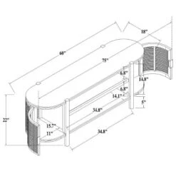 Portola Hills Caned Door TV Stand For TVs Up To 60" - Threshold™ Designed With Studio McGee -Bedroom Furniture Store GUEST 6a70e9c2 1448 487f a332 1f397d50b5ae