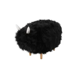 Levi Furry Yak Ottoman - Christopher Knight Home -Bedroom Furniture Store GUEST 6be0113e f7c7 4c33 b85c 300c29e0cb08