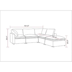 5pc Allandale Modular Sectional Sofa Set - Project 62™ 15 5pc Allandale Modular Sectional Sofa Set - Project 62™ -Bedroom Furniture Store GUEST 6fe5734f a99e 4188 b902 bcc9240740b5
