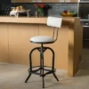 Stirling Adjustable Barstool - Christopher Knight Home -Bedroom Furniture Store GUEST 7033ee26 d2e5 400a 8033 1f09fda6c12c
