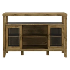 Rustic Transitional Double Door Highboy Buffet - Saracina Home -Bedroom Furniture Store GUEST 70616bee 9544 481f ac90 2b81fb998cdc