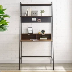36" Writing Desk With Open Storage Ladder Bookshelf - Saracina Home -Bedroom Furniture Store GUEST 746187fb a638 4f3a ae20 f3b4f74d4176