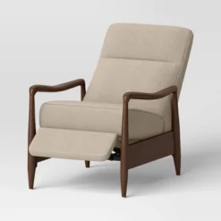 Dusk Mid-Century Wooden Arm Recliner - Threshold™ -Bedroom Furniture Store GUEST 77d0e33b 06b5 4aff a2fe b5d92c33f561