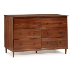 Stiva Classic Mid-Century Modern Horizontal 6 Drawer Dresser - Saracina Home 39 Stiva Classic Mid-Century Modern Horizontal 6 Drawer Dresser - Saracina Home -Bedroom Furniture Store GUEST 78791d89 6431 4350 b98b c4637b18a0d0