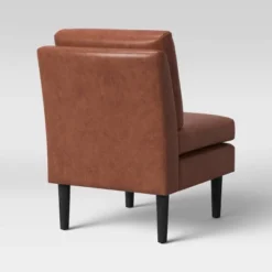 Gelbin Faux Leather Slipper Chair With Wood Legs - Threshold™ 8 Gelbin Faux Leather Slipper Chair With Wood Legs - Threshold™ -Bedroom Furniture Store GUEST 79c6f7f3 f809 4654 bfbb 3f8fdad22532