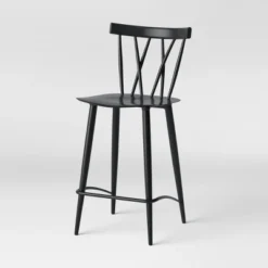 Set Of 2 Becket Metal X Back Counter Height Barstool Black - Threshold™ -Bedroom Furniture Store GUEST 7ab60607 4e5e 4b03 a2af 7cf9061779fb