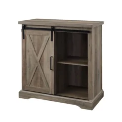 Tertia Industrial Accent Cabinet With Sliding X Barn Door - Saracina Home -Bedroom Furniture Store GUEST 7ca69992 c28a 45bf a7c3 667e48d44a88