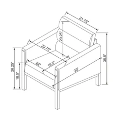 Faux Leather Upholstered Accent Arm Chair - Cognac - Hearth & Hand™ With Magnolia 17 Faux Leather Upholstered Accent Arm Chair - Cognac - Hearth & Hand™ With Magnolia -Bedroom Furniture Store GUEST 7e6bfbad 94b5 4f19 9cf6 287fe7dd4aa9