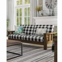 Jovie Gingham Rustic Sofa - HOMES: Inside + Out -Bedroom Furniture Store GUEST 7f82f1e6 5ee6 49ab a034 ce2d29133308