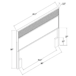 Wood & Cane Transitional Headboard - Hearth & Hand™ With Magnolia -Bedroom Furniture Store GUEST 80627b94 92e4 48a9 a766 37f507ba73be