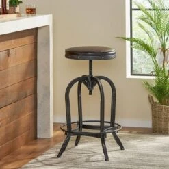 27.5" Gunner Swivel Barstool - Christopher Knight Home -Bedroom Furniture Store GUEST 82ff8e9d 8141 4228 b7af 6e363725ff97