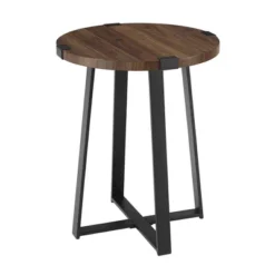 Wrightson Urban Industrial Faux Wrap Leg Round Side Table - Saracina Home 18 Wrightson Urban Industrial Faux Wrap Leg Round Side Table - Saracina Home -Bedroom Furniture Store GUEST 85175990 d6ce 4a98 b921 b0ae1f64a193