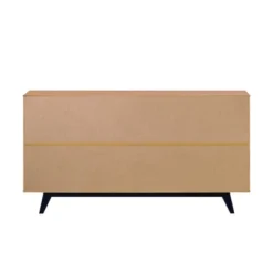 Modern 6 Drawer Double Dresser With Long Handles - Saracina Home -Bedroom Furniture Store GUEST 8538209f 7d4a 4d01 85be 8a992c084868