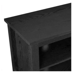 Transitional 6 Cubby Wood Open Storage Wood TV Stand For TVs Up To 80"- Saracina Home -Bedroom Furniture Store GUEST 8558ee0a 9225 42d5 a511 7df8f8dfda97