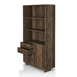 69.8" Tappan Bookcase With Cabinet Reclaimed Oak - HOMES: Inside + Out -Bedroom Furniture Store GUEST 864a616a ddd2 49d9 b2b9 c42fba9c9ec9