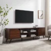 Mid-Century Modern Wide Storage TV Stand For TVs Up To 80" - Saracina Home -Bedroom Furniture Store GUEST 86cb8670 93b9 43fe 98ad 6a1aa21d2a9b