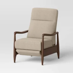 Dusk Mid-Century Wooden Arm Recliner - Threshold™ -Bedroom Furniture Store GUEST 8847a956 a9d1 4f39 9606 b945601b21b9