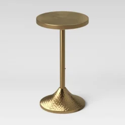Lasker Patina Brass Drink Table Brass - Threshold™ -Bedroom Furniture Store GUEST 886aa27f 85f1 4542 b1ba 5d9424c9009e