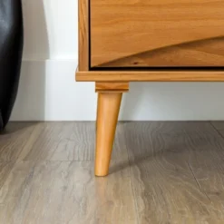 Mid-Century Modern Contoured 5 Drawer Chest Of Drawers - Saracina Home -Bedroom Furniture Store GUEST 88e43b7b ee52 4f3b 8d17 069d4af49b5d