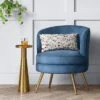 Beadle Accent Chair With Brass Leg Velvet Blue - Project 62™ 2 Beadle Accent Chair With Brass Leg Velvet Blue - Project 62™ -Bedroom Furniture Store GUEST 8ccbf5b0 9e09 4135 98bb 0abf3c1d375e