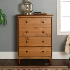 Stiva Classic Mid-Century Modern Vertical 4 Drawer Dresser - Saracina Home 13 Stiva Classic Mid-Century Modern Vertical 4 Drawer Dresser - Saracina Home -Bedroom Furniture Store GUEST 8d80b7b0 7a6b 40f6 8fc7 edeb7656d79f